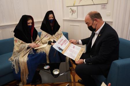 El presidente de la Diputación recibe a las Alcaldesas de Zamarramala en el Palacio Provincial