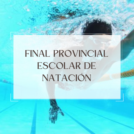 Final Provincial Escolar de Natación