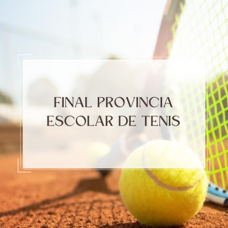 Final Provincial Escolar de Tenis