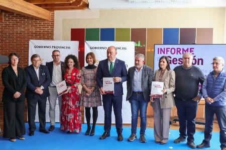 El presidente de la Diputación de Segovia presenta el Informe de Gestión de cuatro años “de adaptación, mejora y pequeños retos conseguidos”
