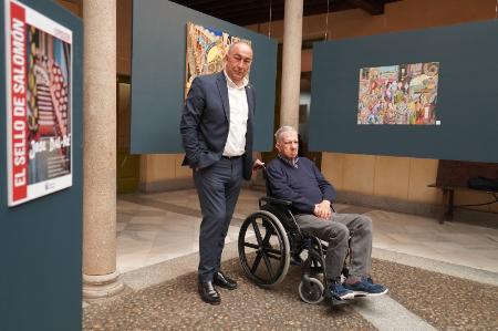 El realismo mágico y la onírica de los dibujos de José Dal-Ré decoran hasta el próximo 5 de mayo el patio de Columnas de la Diputación
