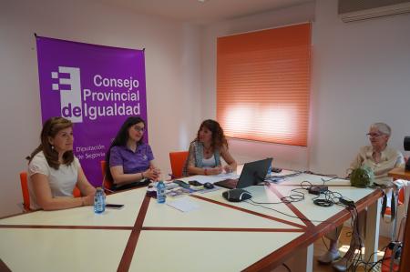 La asociación Segoentiende participa en la séptima Cápsula Informativa del Consejo Provincial de Igualdad de la Diputación, celebrada con...