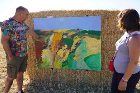 El paisaje de Espirdo pintado por Miguel González Segovia gana la decimocuarta edición de ‘Arte en la Naturaleza’