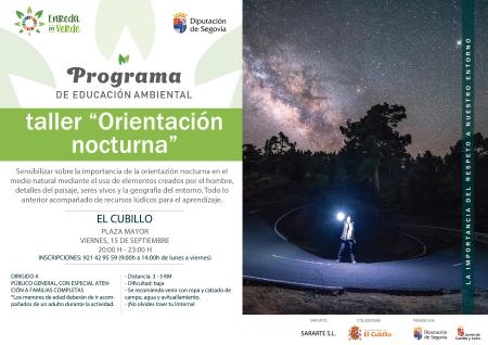 Enreda en Verde: taller de orientación nocturna