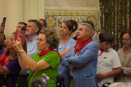 Santa María la Real de Nieva celebra un 7 de septiembre más su Ofrenda de Los Cirios entre la devoción de centenares de fieles