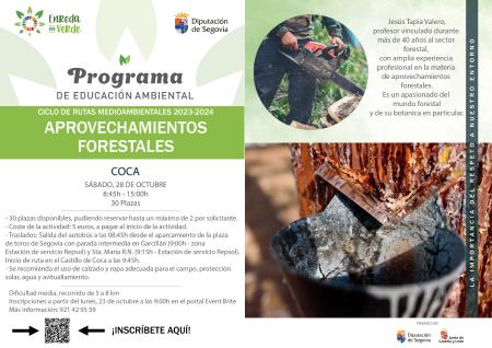 Rutas Medioambientales de Aprovechamientos Forestales de 'Enreda en Verde'