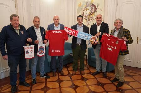 El CF Turégano recibe el apoyo de la Diputación en vísperas del partido más importante de su Historia