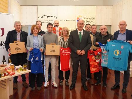 La marca Alimentos de Segovia de la Diputación renueva su apoyo a los clubes deportivos de la provincia