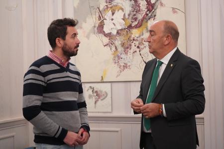 Miguel Ángel de Vicente continúa recibiendo a los alcaldes de la provincia para conocer sus inquietudes