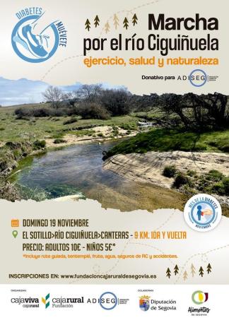 Marcha por el río Ciguiñuela