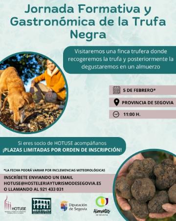 La Diputación de Segovia colabora con HOTUSE y SEGOTRUF en una nueva Jornada Formativa y Gastronómica de la Trufa Negra