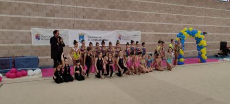 Más de un centenar de escolares participan en la concentración de Gimnasia Rítmica promovida desde la Diputación y celebrada en Riaza