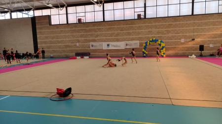 Más de un centenar de escolares participan en la concentración de Gimnasia Rítmica promovida desde la Diputación y celebrada en Riaza