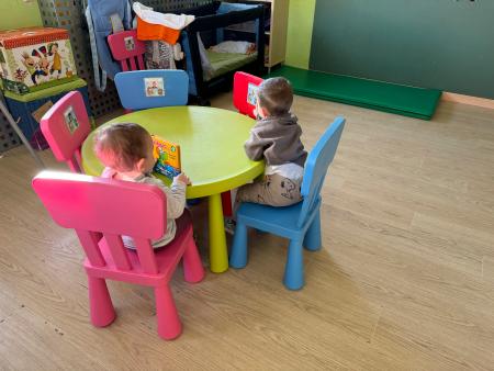 Los profesionales de los centros ‘Crecemos’ de Abades, La Losa y Navas de Riofrío trasladan a la diputada de Asistencia a Municipios e...