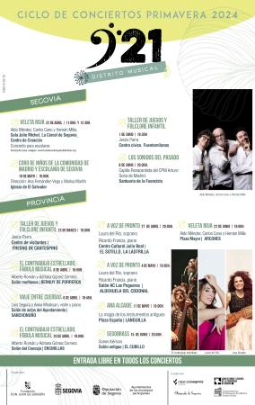 El ciclo de conciertos primaveral de '921 Distrito Musical' llegará a nueve pueblos de la provincia