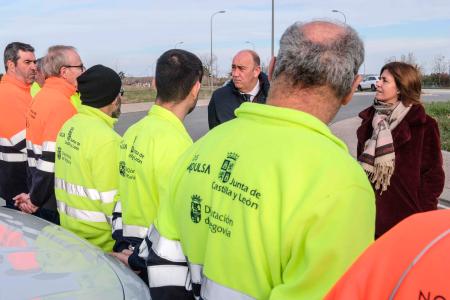 Miguel Ángel de Vicente da la bienvenida a doce nuevos efectivos de las brigadas forestales de la Diputación