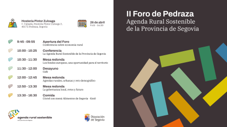 Agenda Rural Sostenible- II Foro de Pedraza
