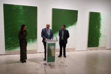 El asturiano Hugo Fontela siembra de verde las paredes del Museo Esteban Vicente hasta el próximo mes de septiembre con la exposición ‘Notas...