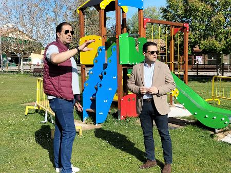Imagen El diputado de Turismo comprueba la evolución de las obras llevadas a...