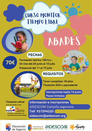 Curso monitor tiempo libre online