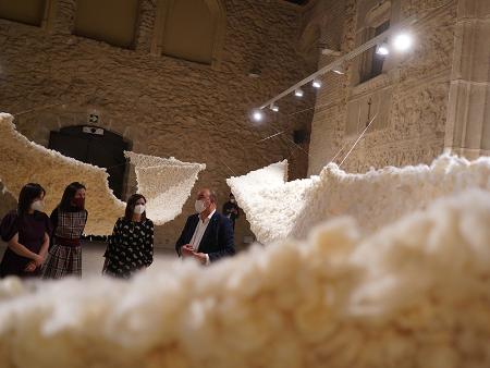 El ‘Manto' de Raquel Bartolomé cubrirá el ‘Semillero de Arte' de la Diputación en el Museo Esteban Vicente hasta el próximo mes de junio