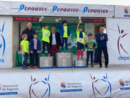 El Duatlón y la Natación escolar conocen a sus campeones en las finales organizadas, con la colaboración de Diputación, en Palazuelos de...