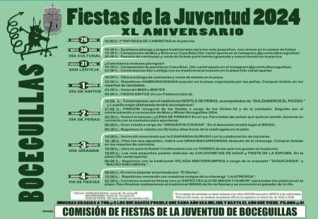 Imagen FIESTAS DE LA JUVENTUD BOCEGUILLAS 2024