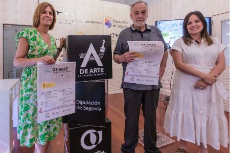 Dos mandalas efímeros protagonizarán la segunda edición de ‘Con A de Arte y Alimentos de Segovia’ que la Diputación celebra en Arahuetes