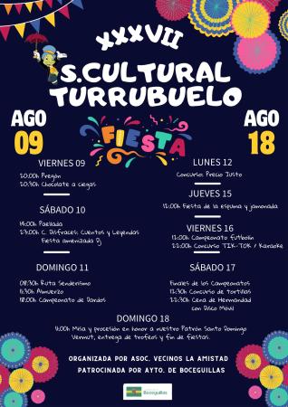 Imagen SEMANA CULTURAL DE TURRUBUELO DEL 9 AL 18 DE AGOSTO