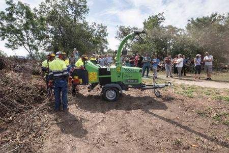La Diputación de Segovia continúa la campaña de educación ambiental para promover el compostaje municipal de restos vegetales de poda en 16...