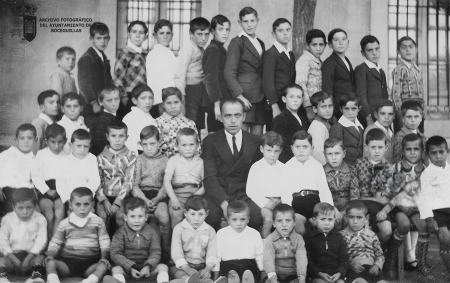 Grupo escolar niños 1934-35
