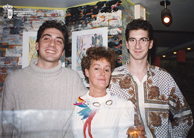 Rosita, Felipe y Ricardo Onrubia