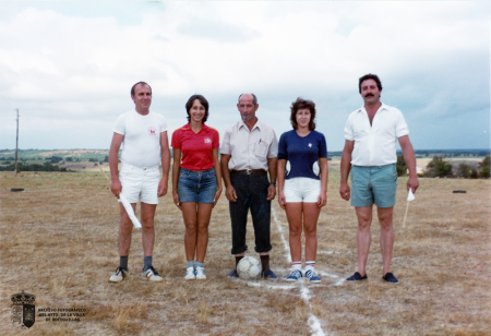 Liga de fútbol femenino en Turrubuelo, 1985