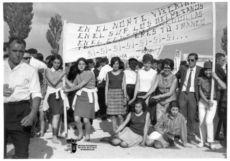 4 de julio de 1968, inauguración de la estación de Turrubuelo IV