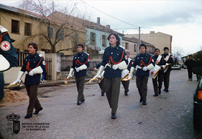 Desfile inaugural de la Cruz Roja Boceguillas, 1980