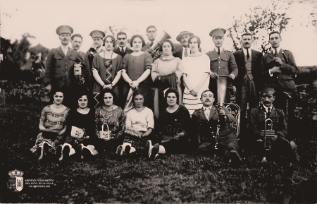 Boda de Sebastián García Jimenez con Cándida Onrubia (1925)