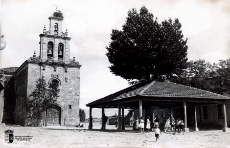 Plaza de España, Iglesia y La Olma (circa 1930) II
