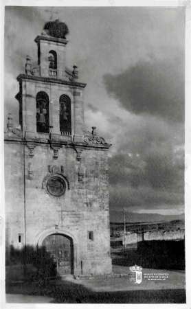 Plaza de España, Iglesia de Nuestra Señora del Rosario (circa 1930)