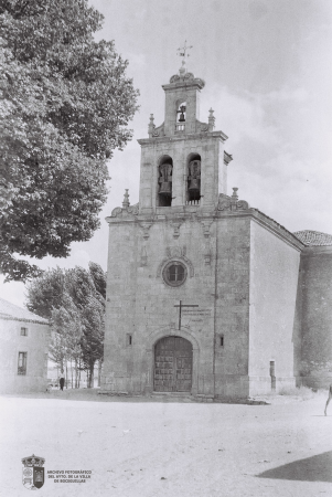 Plaza de España, La iglesia de Boceguillas (circa 1962)