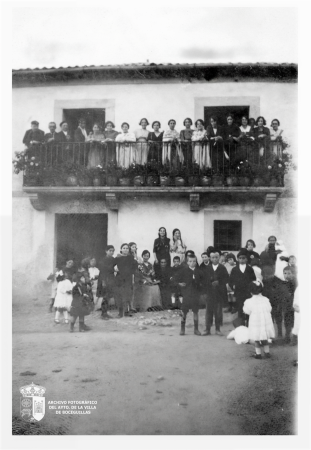 Plaza de España, celebración sin identificar (1925)