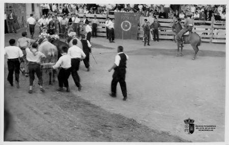 Toros en San Antonio (1960). Plaza de España II
