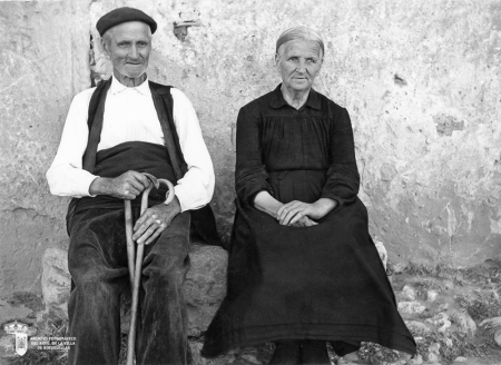 Eulogia González y su hermano Eugenia (tío Monsú)