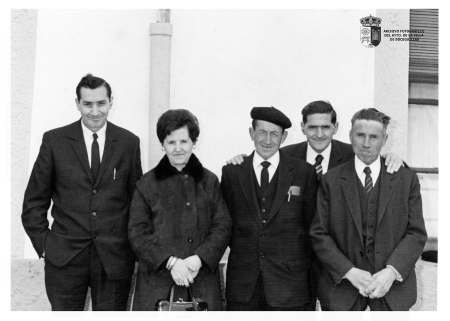 Familia Antoranz Cebollero. José, Mariano (fotógrafo), Florentino, Pía y Virgilio