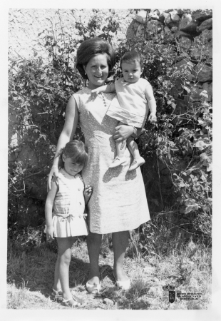 Julita Mercado con Lola Sanz y Loli Cristóbal (1967)