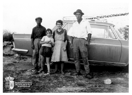 Manuel Lobo, Felicitas, Victoria Lobo y Nazario Martín