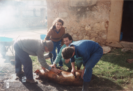 La matanza. Pacote, Mila, Ángel y Jesús