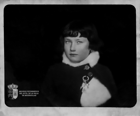 Victoria Estebaranz López, retrato de niña