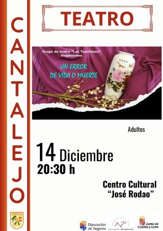 Teatro "Un error de vida o muerte"