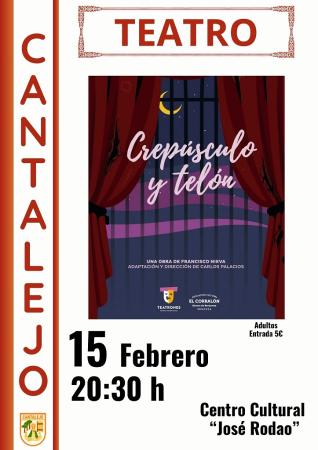 Teatro. Crepúsculo y telón