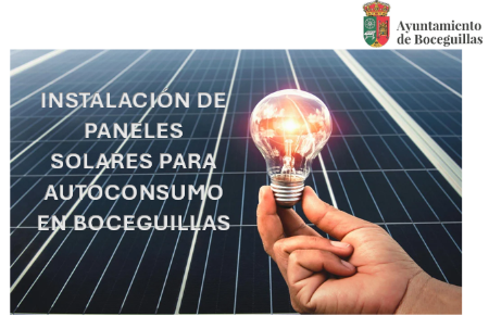 Imagen PROGRAMA DUS 5000 - INSTALACIÓN DE PANELES SOLARES PARA AUTOCONSUMO EN BOCEGUILLAS